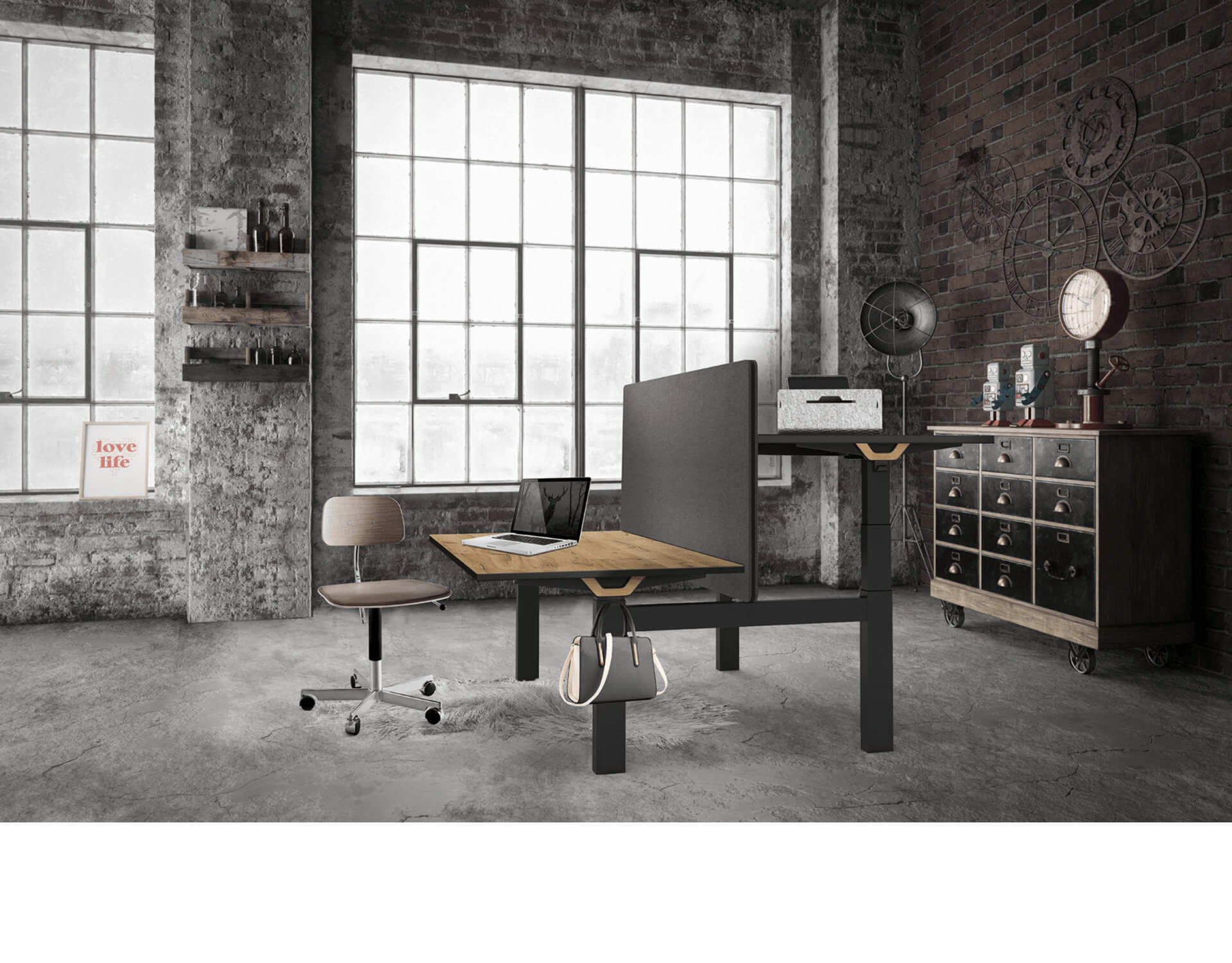 Veyhl AMICA height adjustable desk electric
